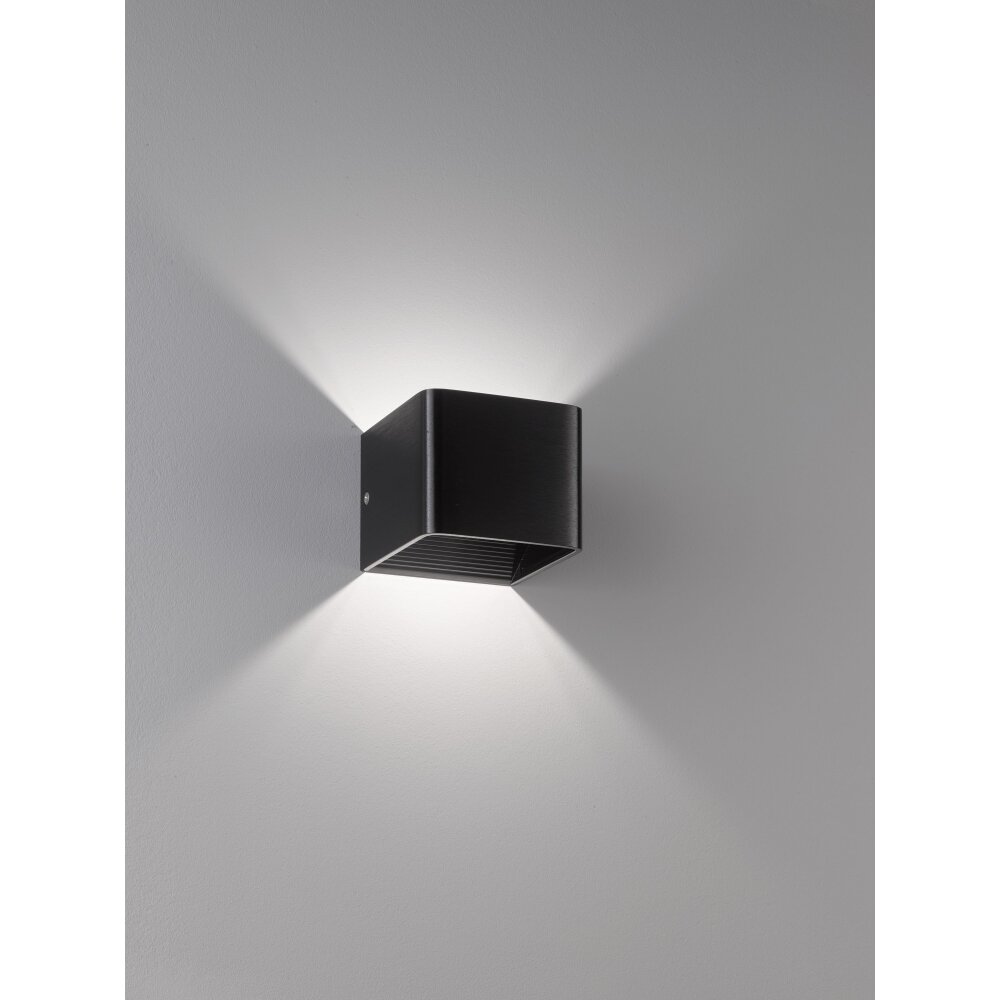 Fischer & Honsel Dan Wandleuchte LED Schwarz, 1-flammig main product photo