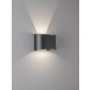 Fischer & Honsel Wall Wandleuchte Schwarz, 2-flammig