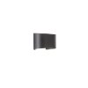 Fischer & Honsel Wall Wandleuchte Schwarz, 2-flammig