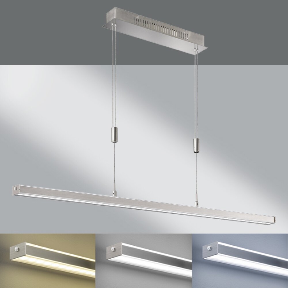 Fischer & Honsel Vitan Pendelleuchte LED Nickel-Matt, 1-flammig main product photo