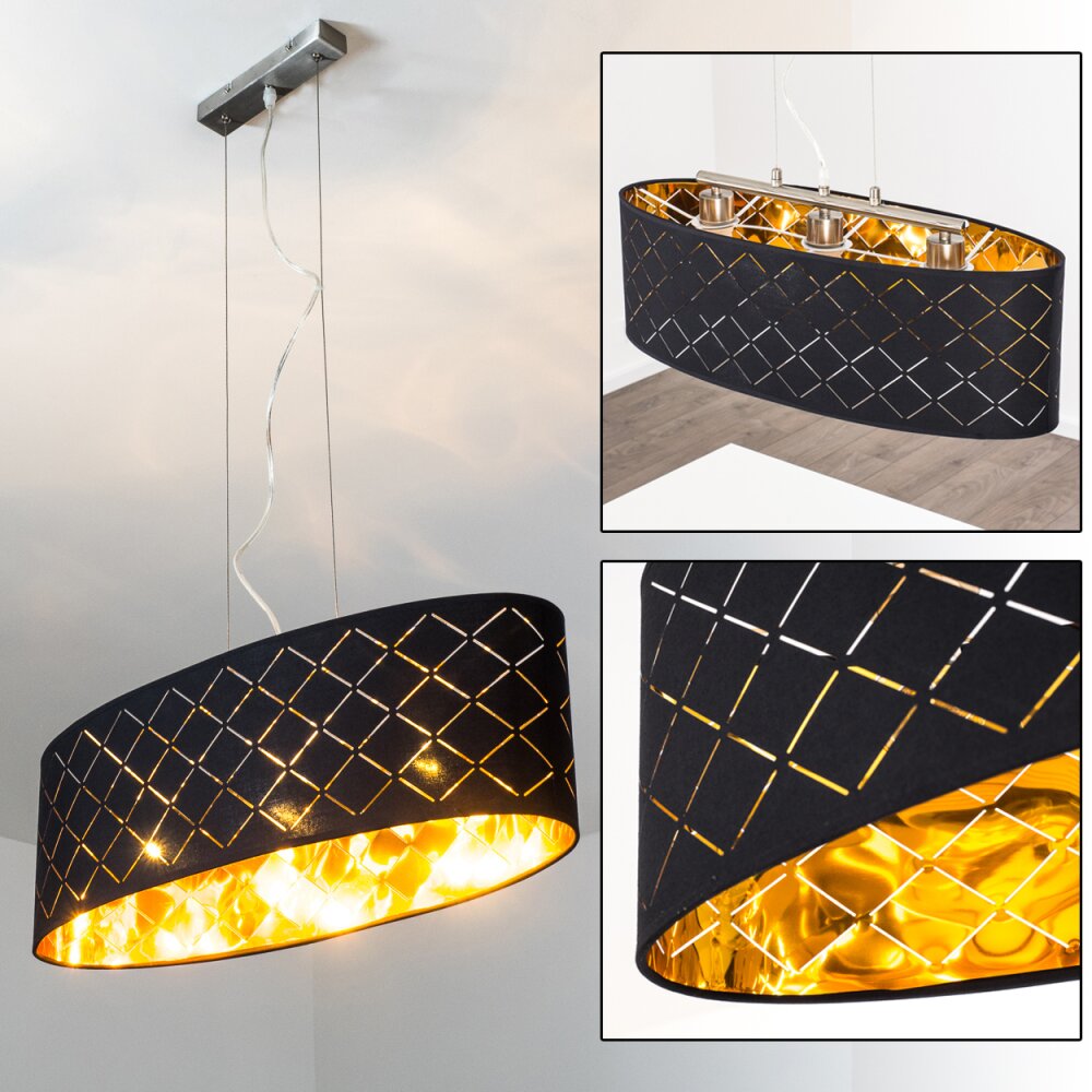 Meldal Hängeleuchte Nickel-Matt, 3-flammig main product photo