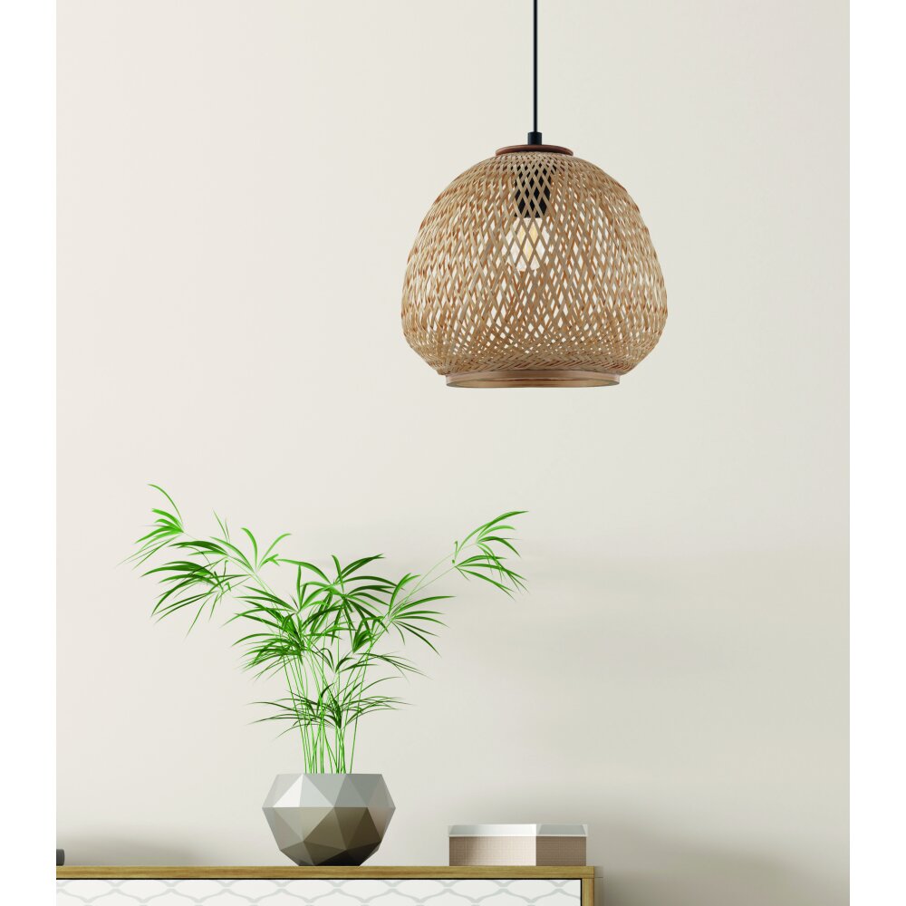 Eglo DEMBLEBY Hängeleuchte Schwarz, 1-flammig main product photo