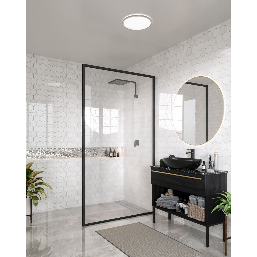 Nordlux THEROS Deckenleuchte LED Chrom, 1-flammig main product photo