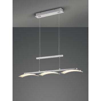 Reality Ikaria Pendelleuchte LED Nickel-Matt, 3-flammig