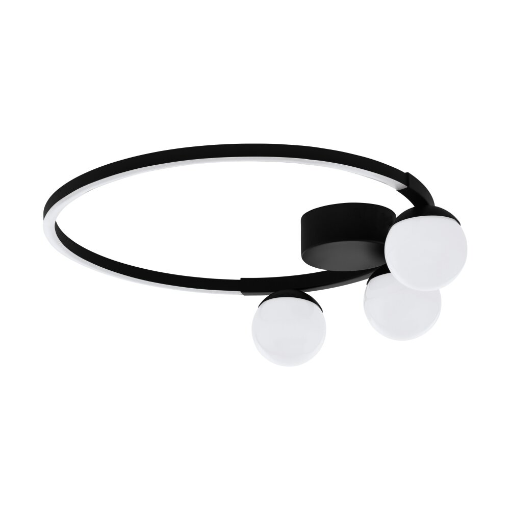 Eglo PHIANEROS Deckenleuchte LED Schwarz, 1-flammig main product photo