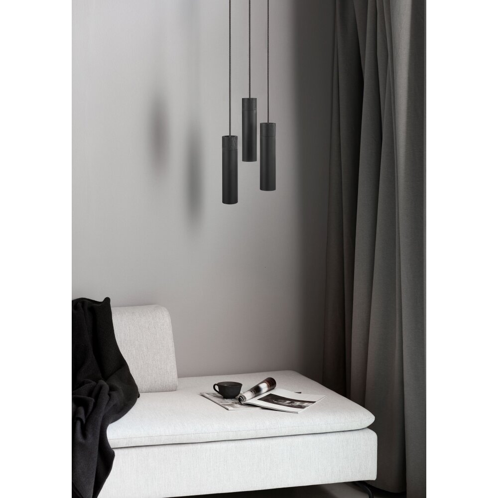 Nordlux TILO Pendelleuchte Schwarz, 3-flammig main product photo