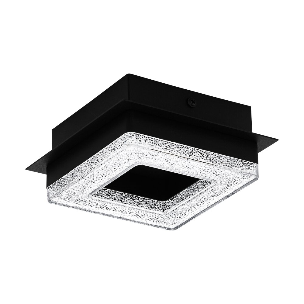 Eglo FRADELO Deckenleuchte LED Schwarz, 1-flammig main product photo