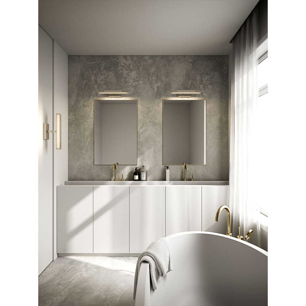 Nordlux OTIS Wandleuchte LED Nickel-Matt, 1-flammig