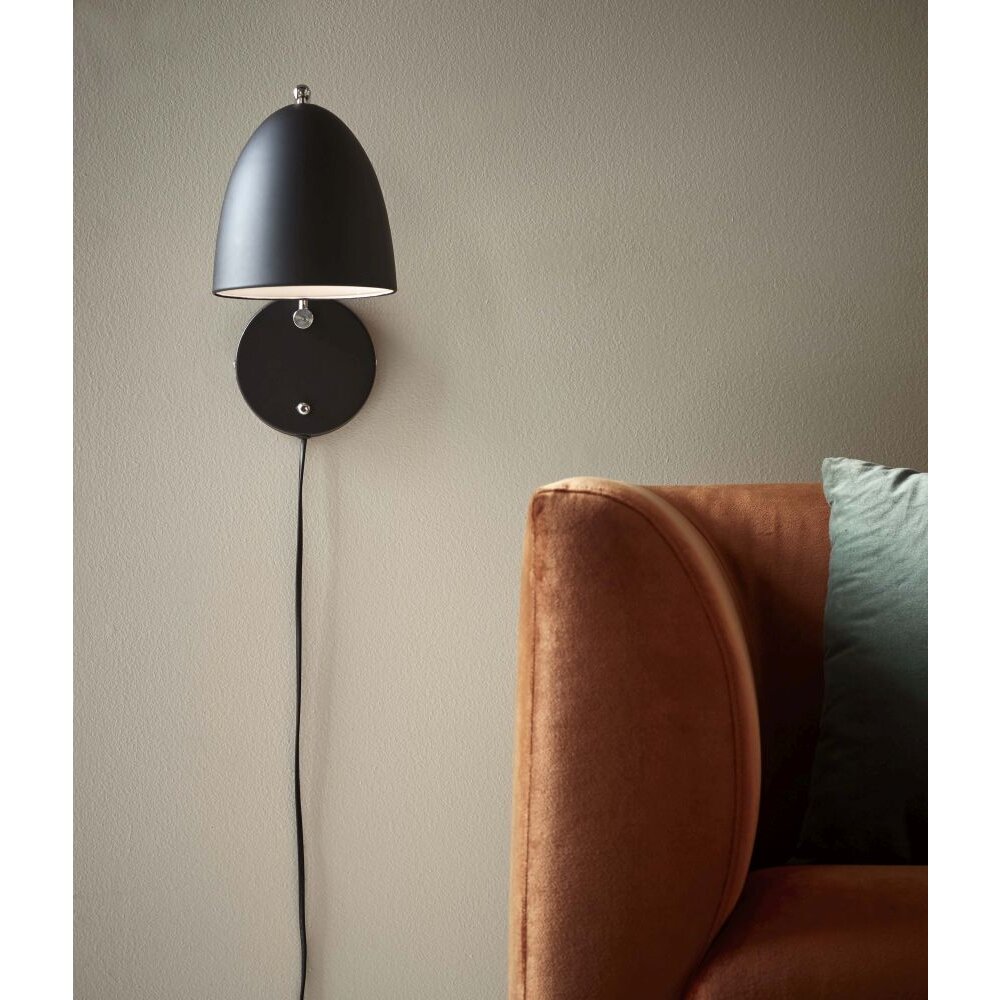 Nordlux ALEXANDER Wandleuchte Schwarz, 1-flammig main product photo