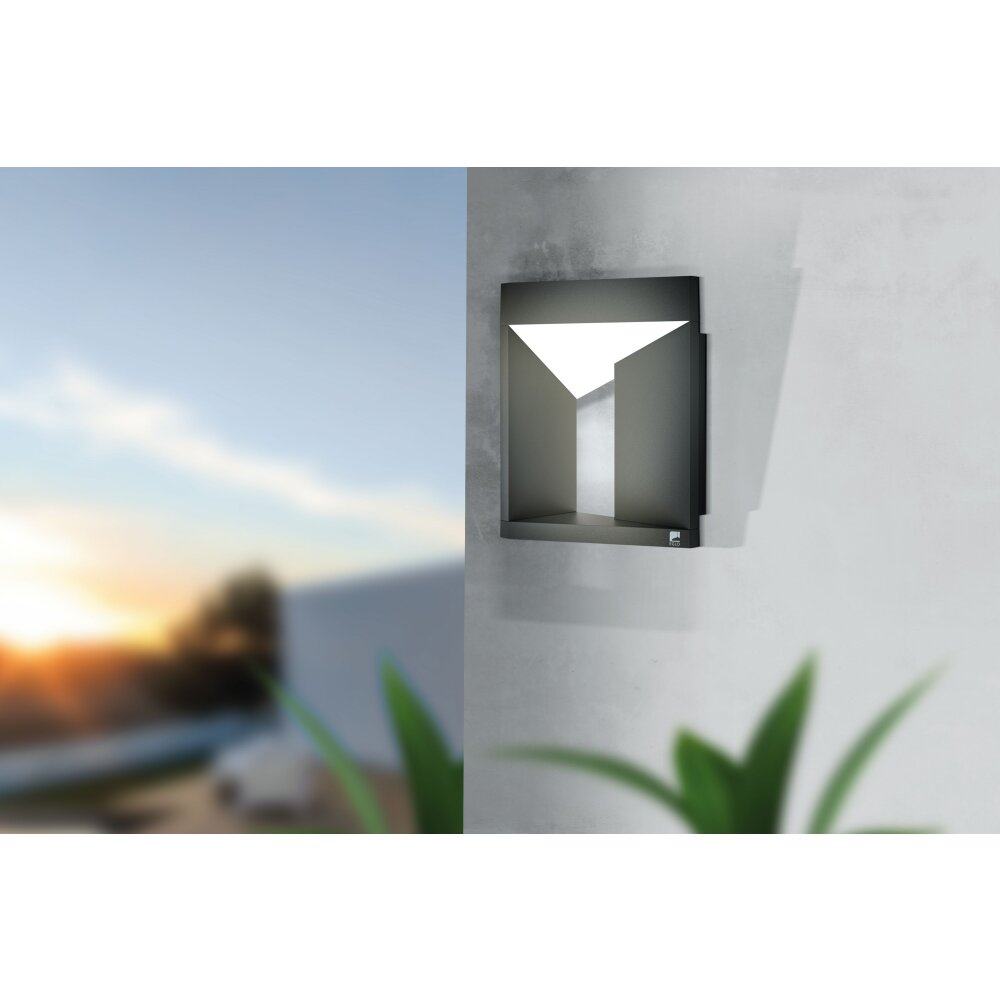 Eglo NEMBRO Außenwandleuchte LED Schwarz, 1-flammig main product photo