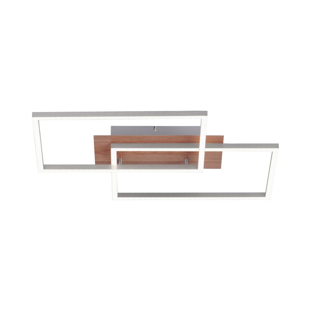 Leuchten Direkt IVEN Deckenleuchte LED Holz hell, 2-flammig, Fernbedienung main product photo