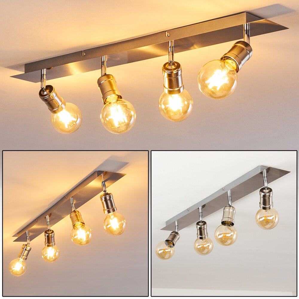 Lagunita Deckenleuchte Nickel-Matt, 4-flammig main product photo