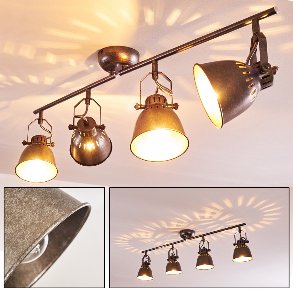 Nanlia Deckenleuchte Grau, Silber, 4-flammig main product photo