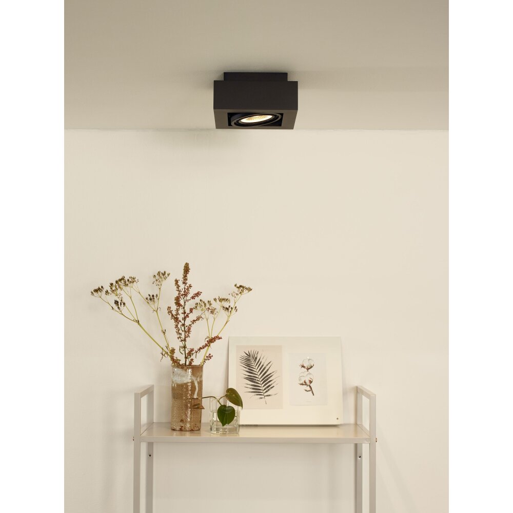 Lucide ZEFIX Deckenstrahler LED Schwarz, 1-flammig main product photo
