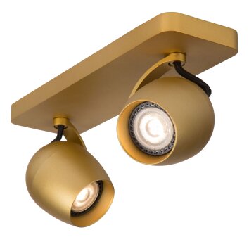 Lucide PRESTON Deckenstrahler LED Gold, Messing, 2-flammig