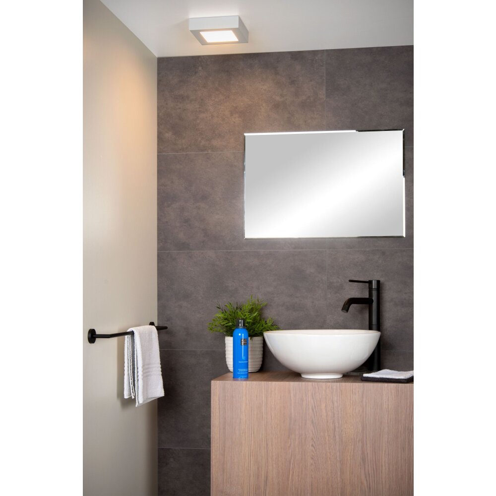 Lucide BRICE Deckenleuchte LED Weiß, 1-flammig main product photo