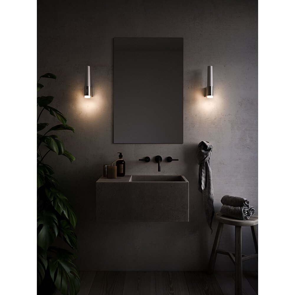 Nordlux HELVA Wandleuchte LED Chrom, 1-flammig