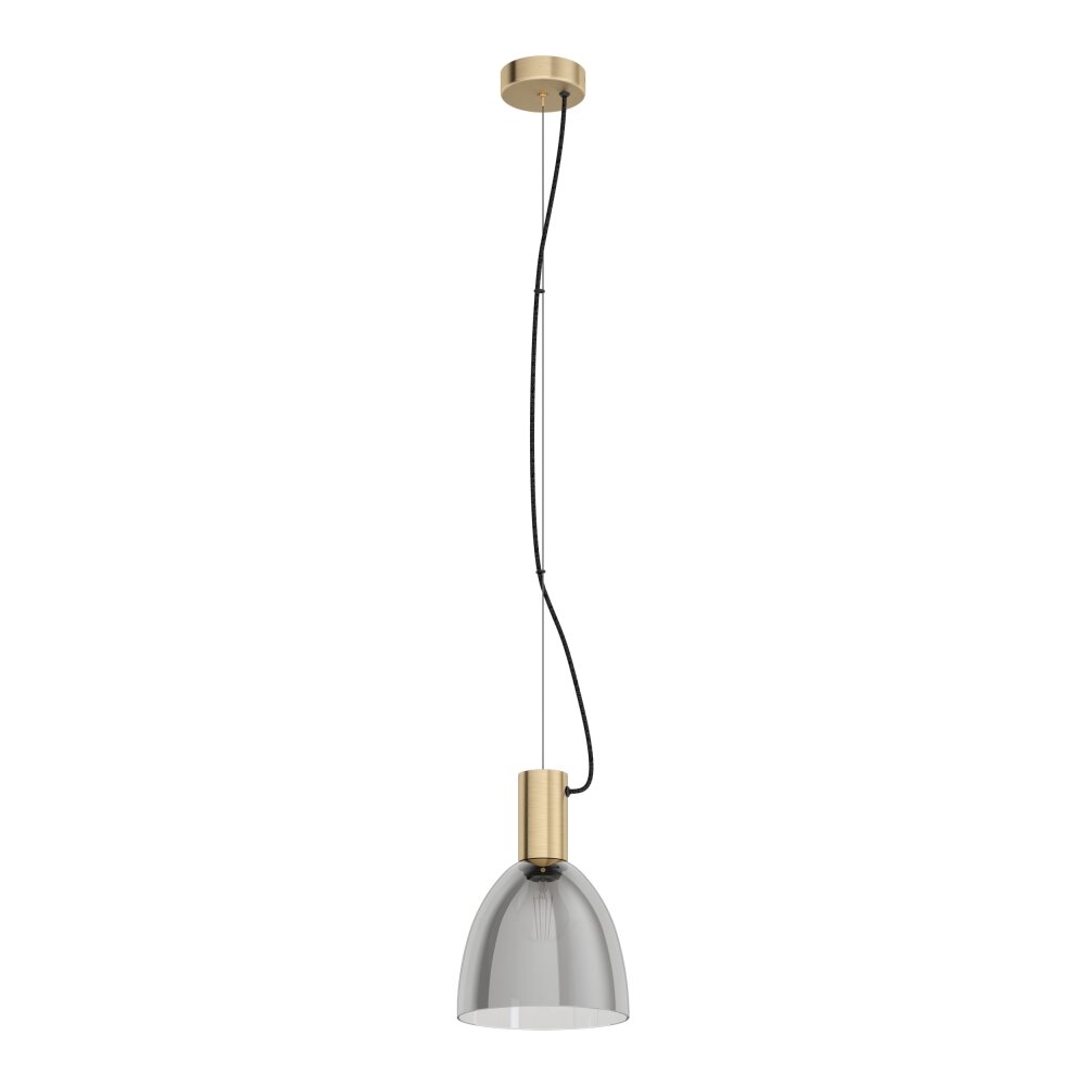 Eglo LEBALIO Hängeleuchte Braun, 1-flammig main product photo