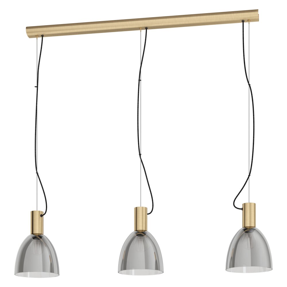 Eglo LEBALIO Hängeleuchte Braun, 3-flammig main product photo