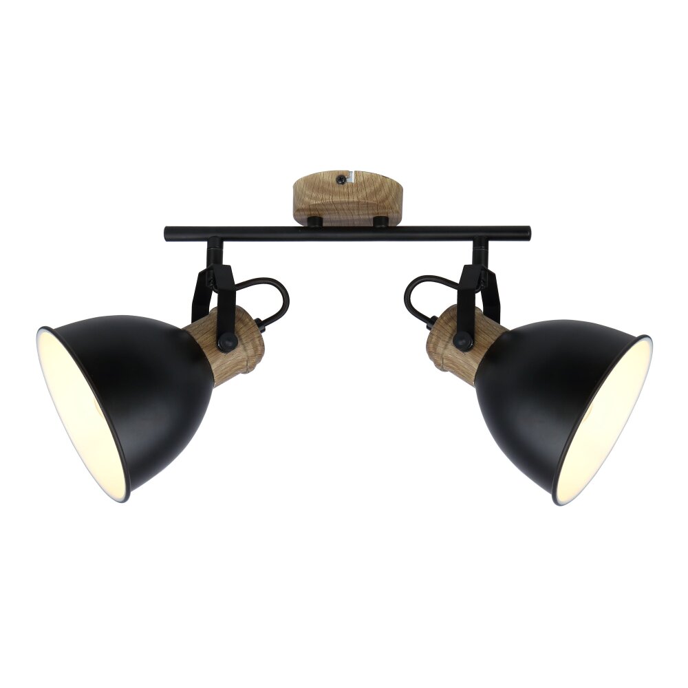 Globo WIHO Strahler Schwarz, 2-flammig main product photo