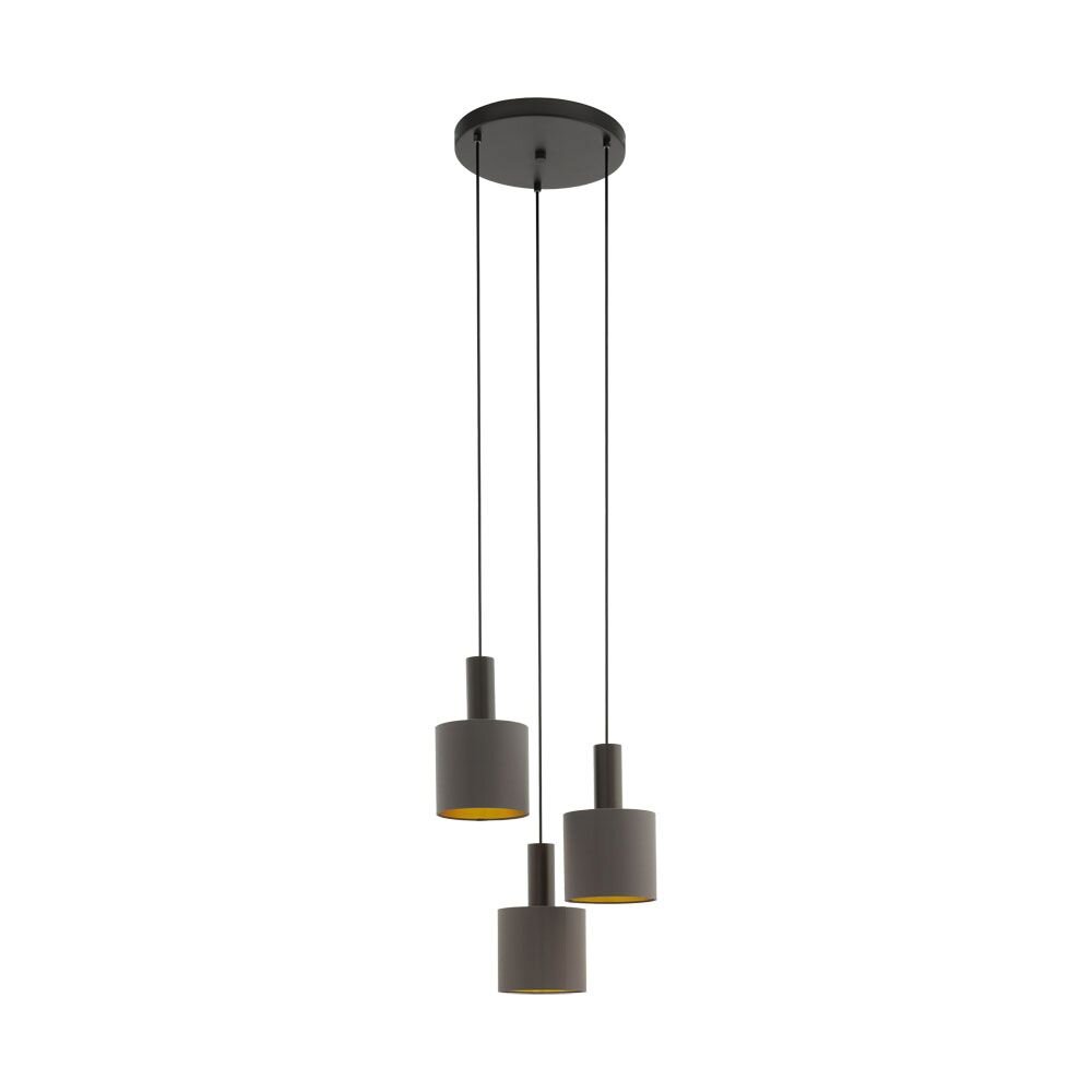 Eglo CONCESSA Hängeleuchte Braun, 3-flammig main product photo