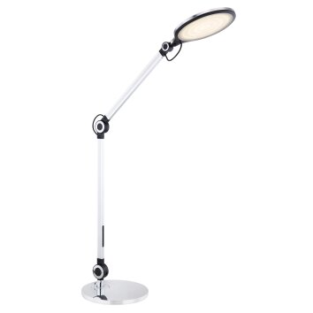 Globo URIAS Tischleuchte LED Silber, 1-flammig Globo URIAS Tischleuchte LED Silber, 1-flammig