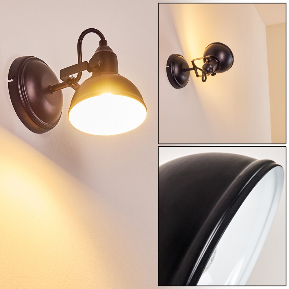 Tina Wandleuchte Schwarz, 1-flammig main product photo