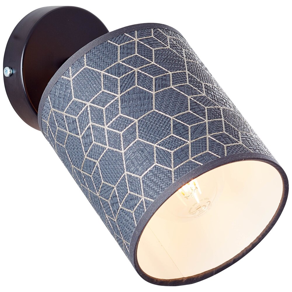 Brilliant Galance Strahler Schwarz, 1-flammig main product photo