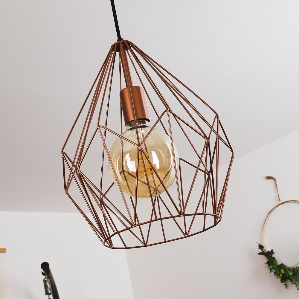 Zarembo Hängeleuchte Kupferfarben, 1-flammig