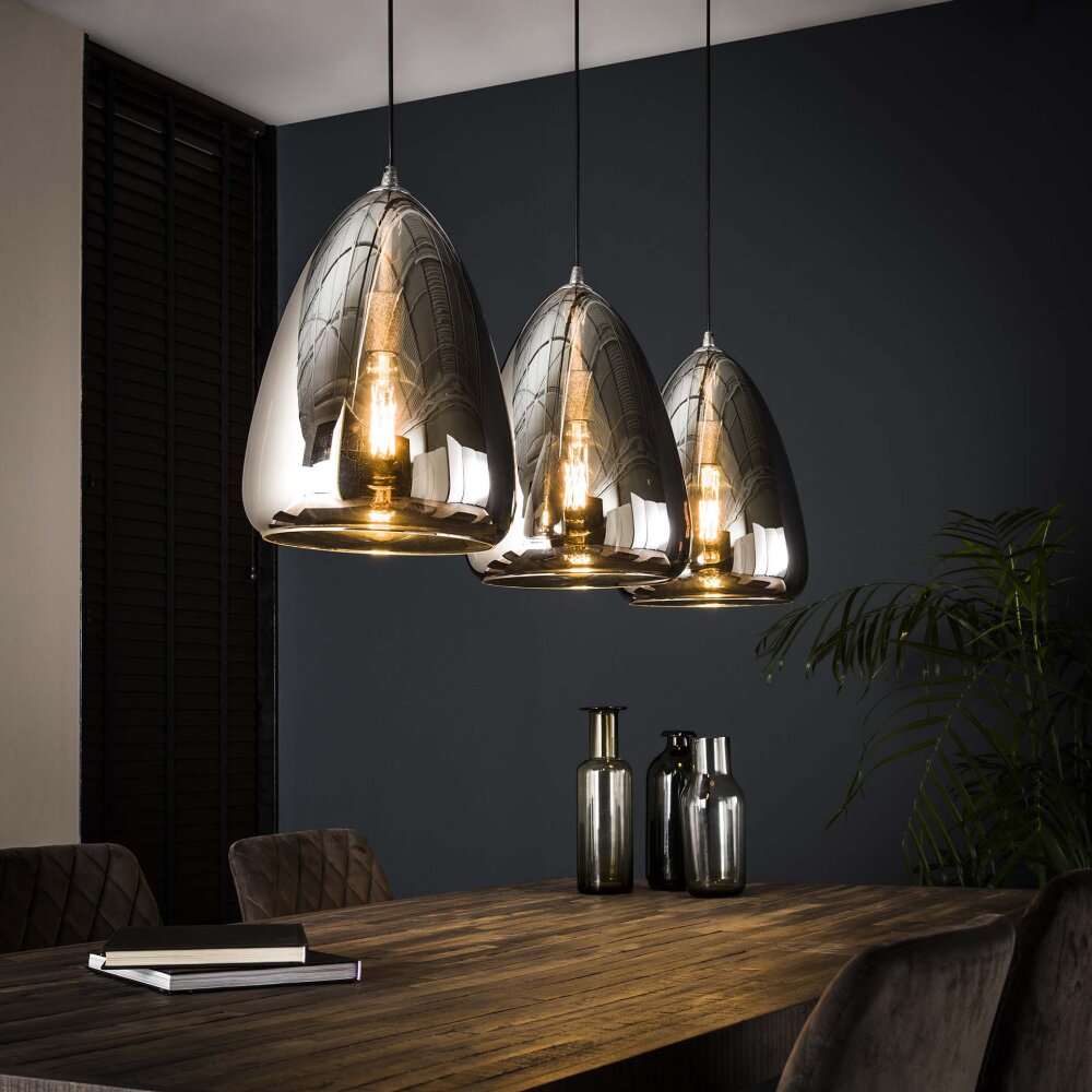 Missirola Pendelleuchte Altsilber, 3-flammig main product photo
