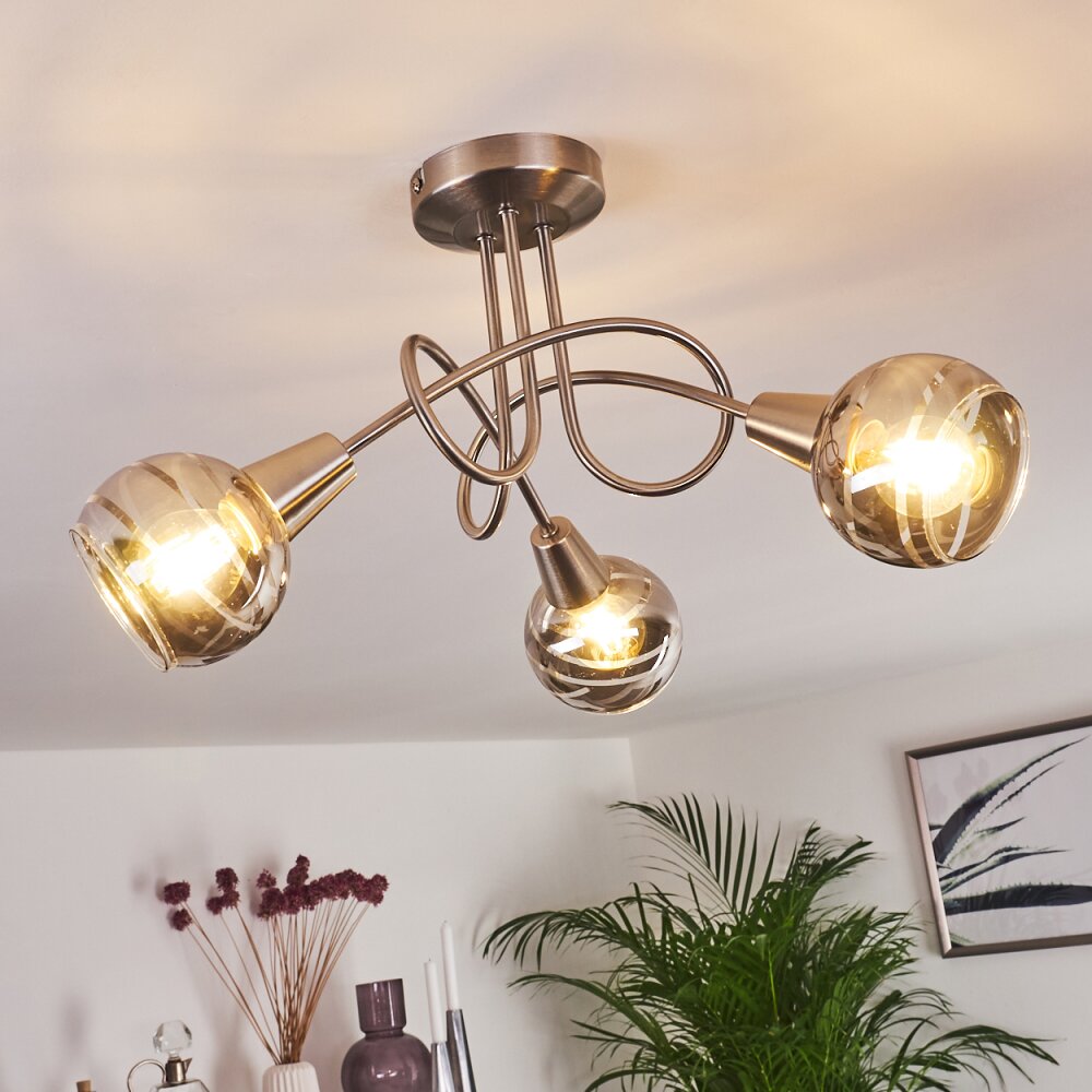 Warga Deckenleuchte LED Nickel-Matt, 3-flammig main product photo