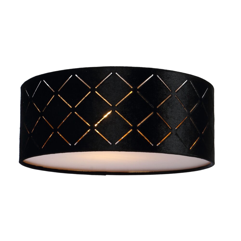 Globo SUNNA Deckenleuchte Schwarz, 1-flammig main product photo