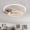 Johsa Deckenleuchte LED Nickel-Matt, 2-flammig