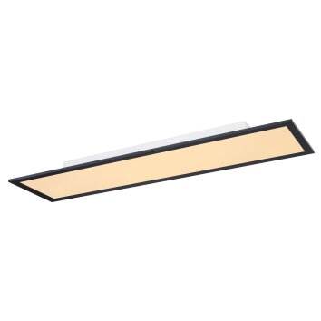 Globo SUZAKU Panel LED Schwarz, 1-flammig