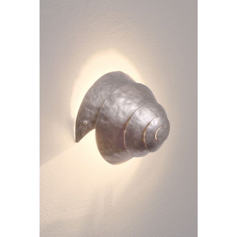 Holländer SNAIL ONE Wandleuchte Silber, 1-flammig main product photo