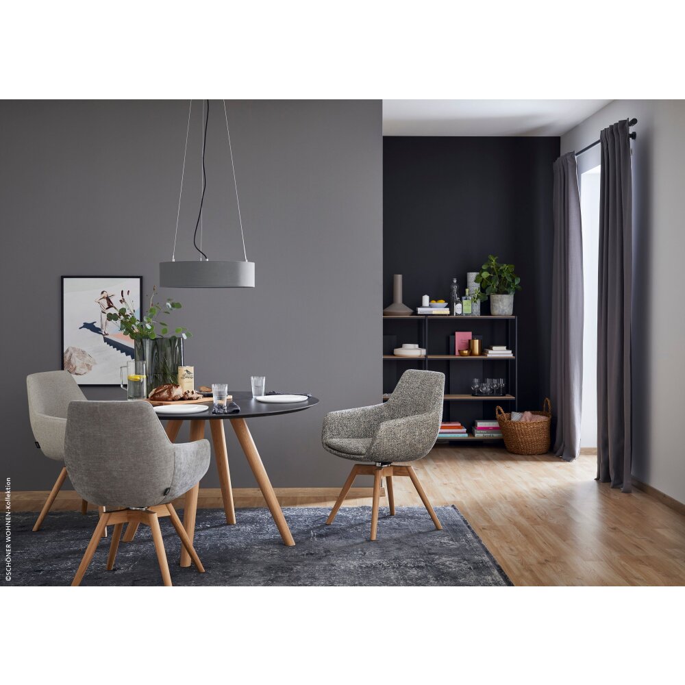 SCHÖNER WOHNEN-Kollektion PINA Pendelleuchte Nickel-Matt, 4-flammig main product photo