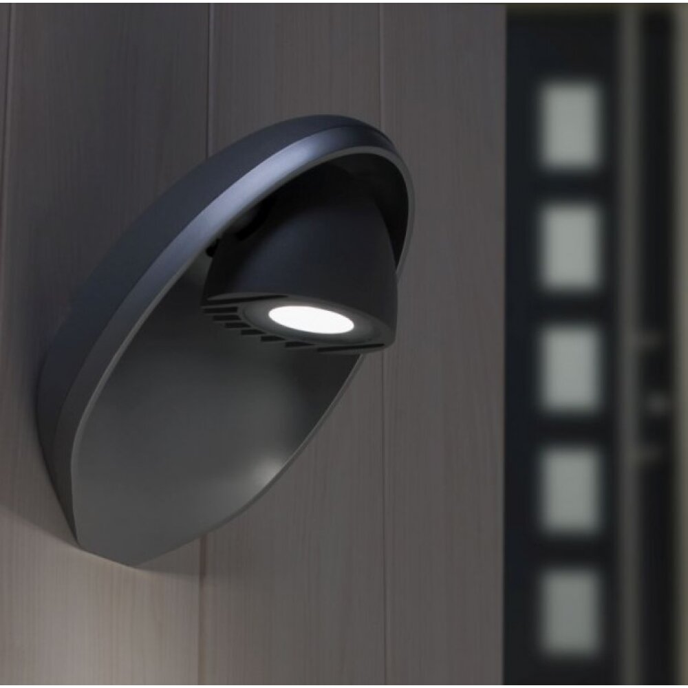 Lutec EGGO Aussenwandleuchte LED Anthrazit, 3-flammig main product photo