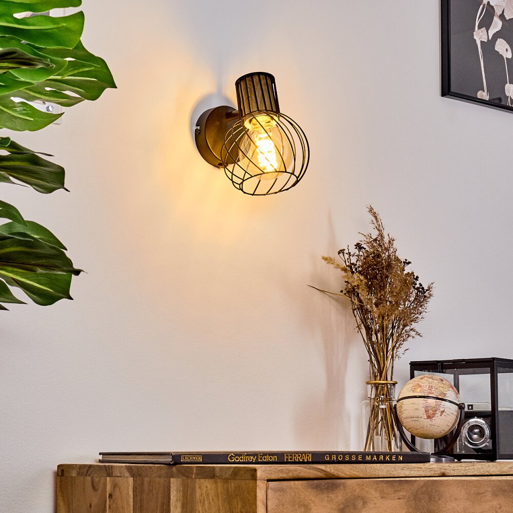Kolfer Wandleuchte Schwarz, 1-flammig main product photo