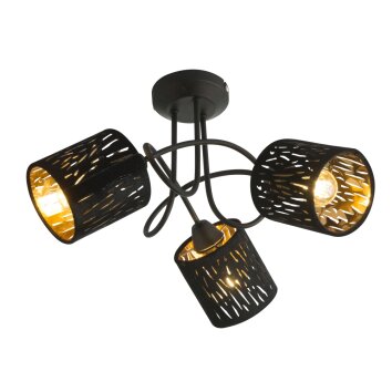 Globo TUXON Deckenleuchte Schwarz, 3-flammig Globo TUXON Deckenleuchte Schwarz, 3-flammig