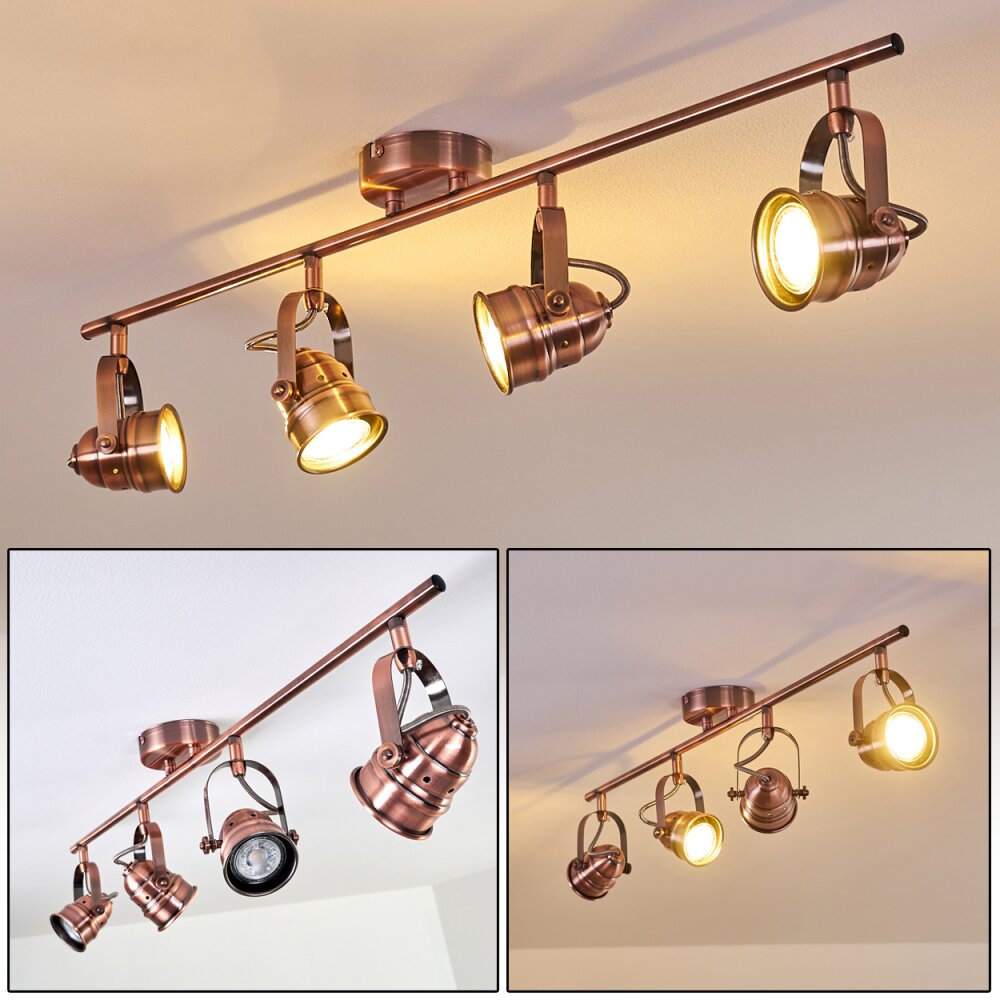 Aniak Deckenleuchte LED Kupferfarben, 4-flammig main product photo
