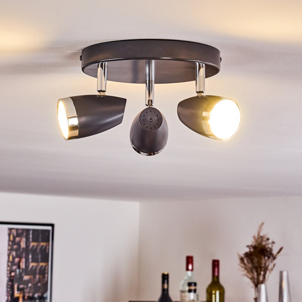 Idlewild Deckenleuchte LED Schwarz, 3-flammig main product photo