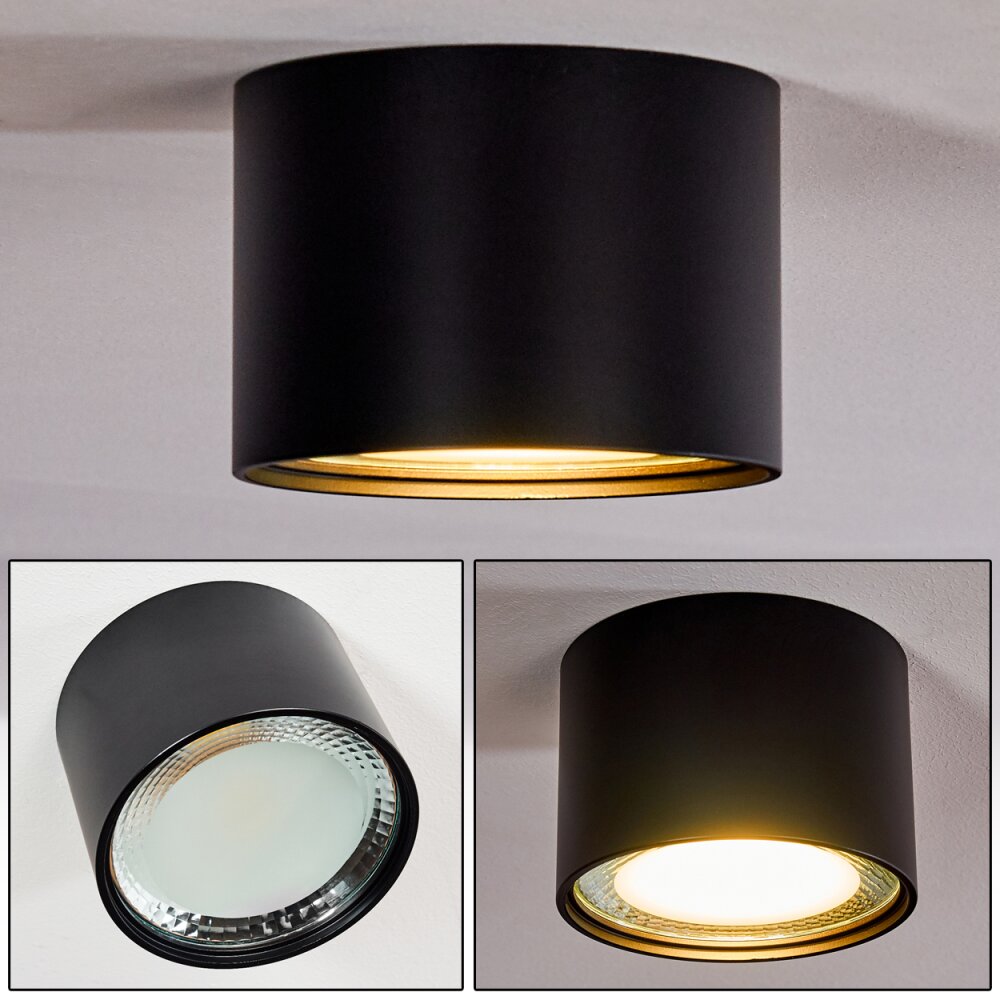 Kristallo Deckenleuchte LED Schwarz, 1-flammig main product photo