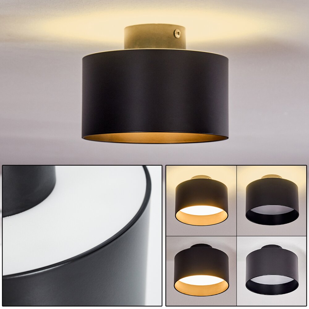 Baraboo Deckenleuchte LED Schwarz, 1-flammig main product photo