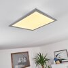 Farc LED Panel Silber, 1-flammig, Fernbedienung