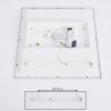 Farc LED Panel Silber, 1-flammig, Fernbedienung