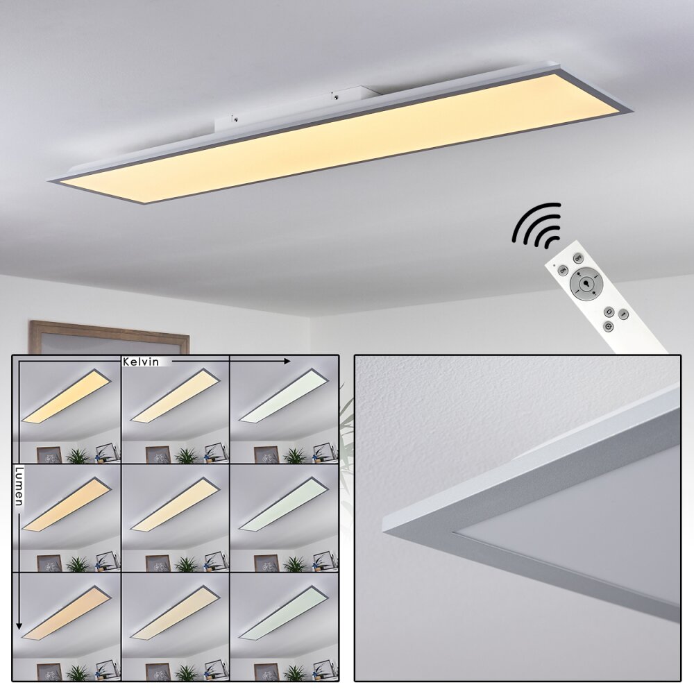 Nexo LED Panel Weiß, 1-flammig, Fernbedienung main product photo
