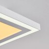 Salamo LED Panel Weiß, 2-flammig, Fernbedienung