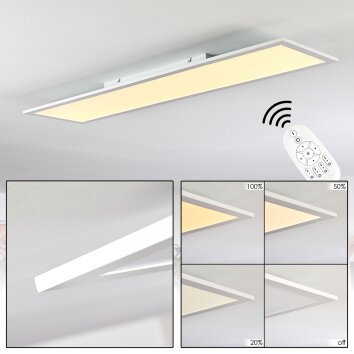 Nexo  LED Panel Weiß, 1-flammig, Fernbedienung