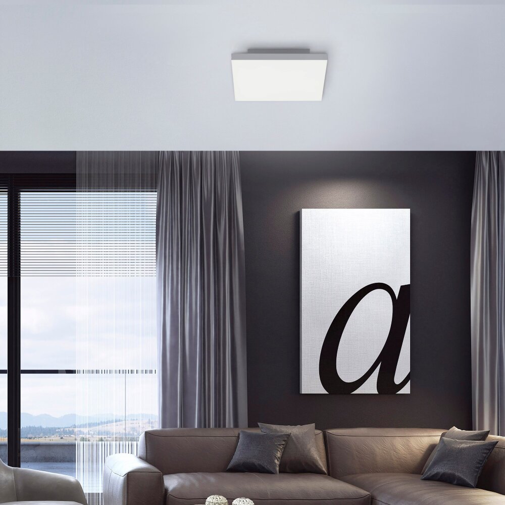 Leuchten Direkt CANVAS Panel LED Weiß, 1-flammig, Fernbedienung main product photo