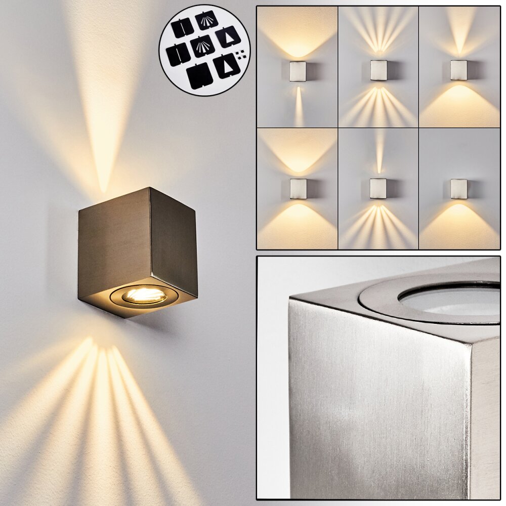Mora Außenwandleuchte LED Edelstahl, 2-flammig main product photo